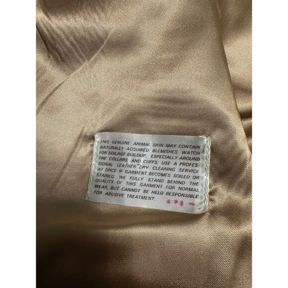 Larry Mahan Vintage Leather Vest Snakeskin Western Men's Size 42 Brown 1970 Soft - Picture 6 of 10